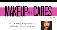 Desktop Screenshot of makeupandcares.net