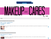 Tablet Screenshot of makeupandcares.net